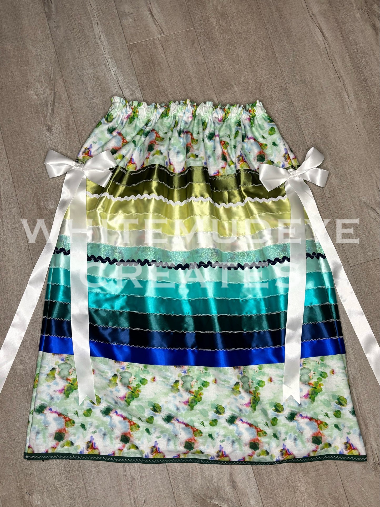 Green Ribbon Skirt